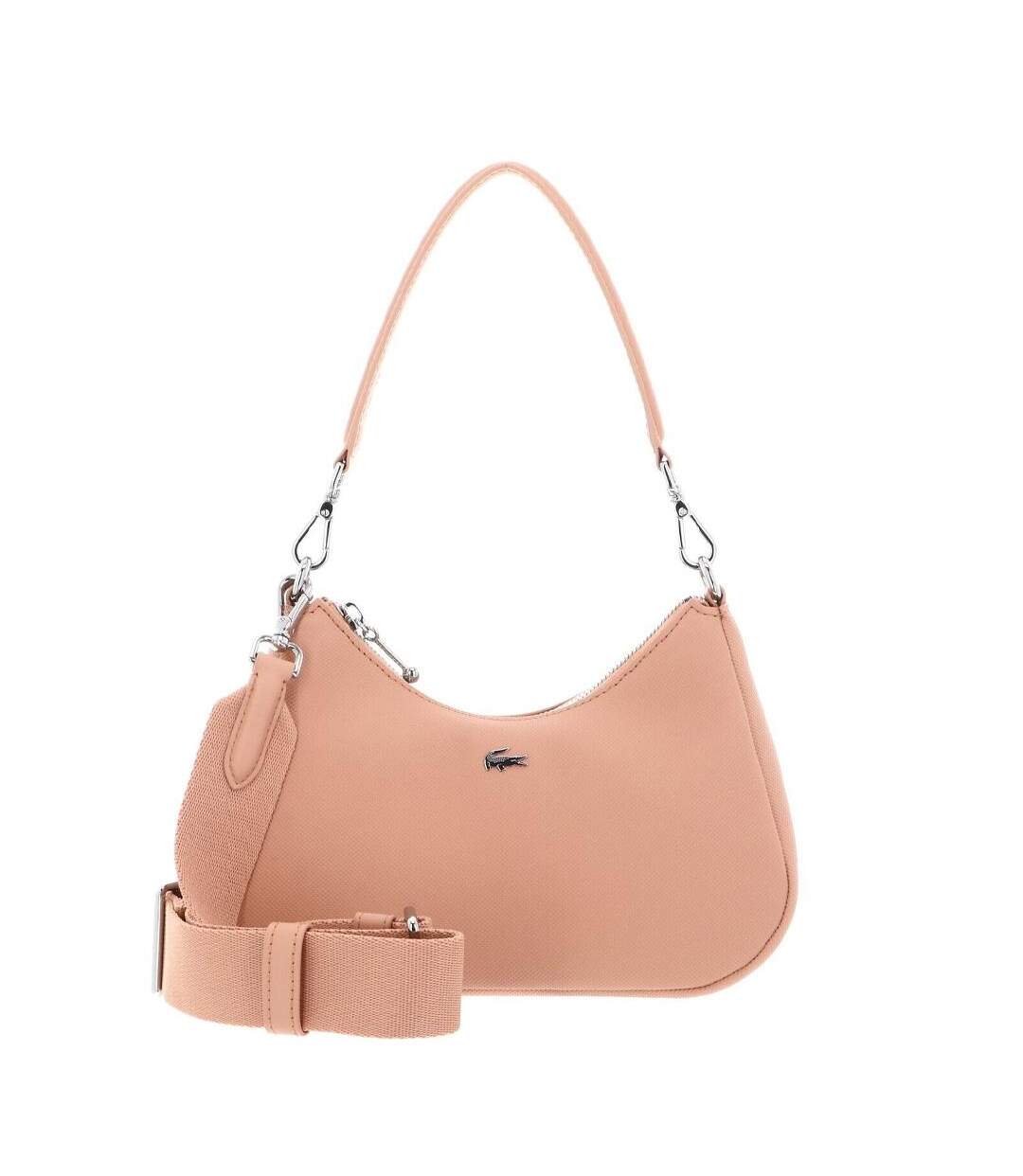 Sac à main rose femme lacoste hobo-1