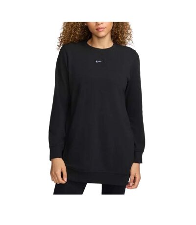 Sweat Noir Femme Nike Crew10 - L