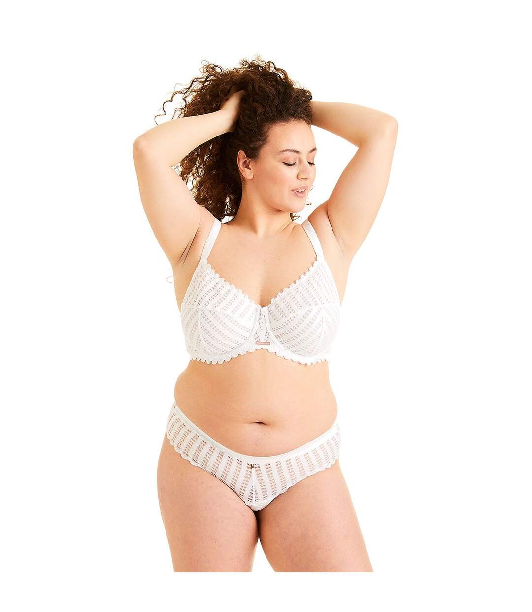 Soutien-gorge grand maintien blanc Speculoos