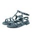 Womens/ladies natalia studded pu gladiator sandals black Where´s That From