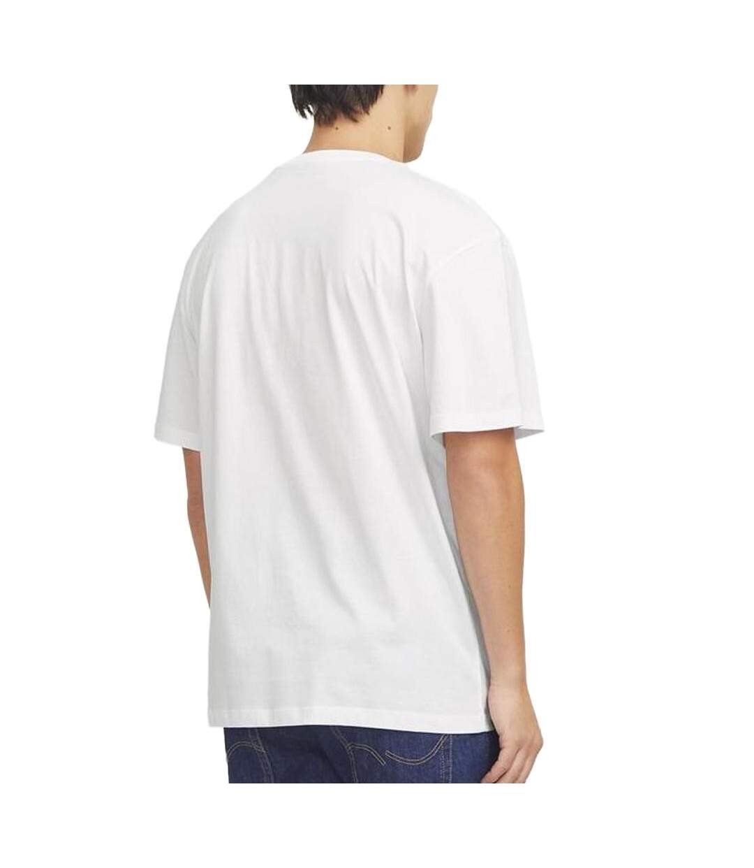 T-Shirt blanc homme jack & jones bryan-2