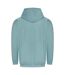 Sweat à capuche college adulte turquoise Awdis