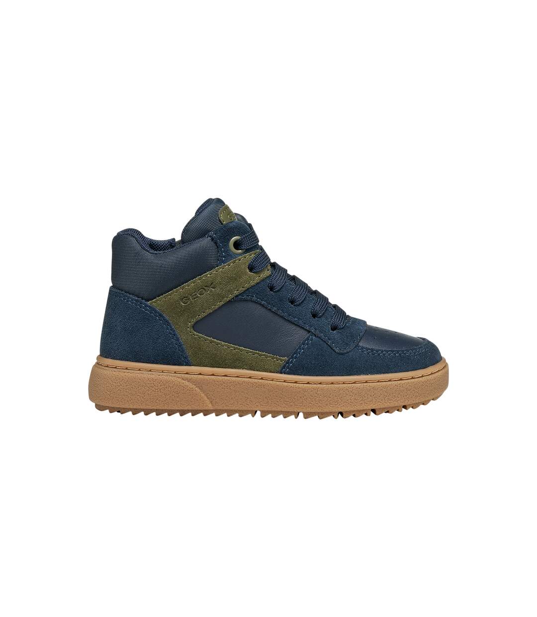 Basket Montante Cuir Enfant Junior Geox Theleven-2