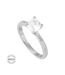 Bague Argent Femme Clio Blue Eva - 50