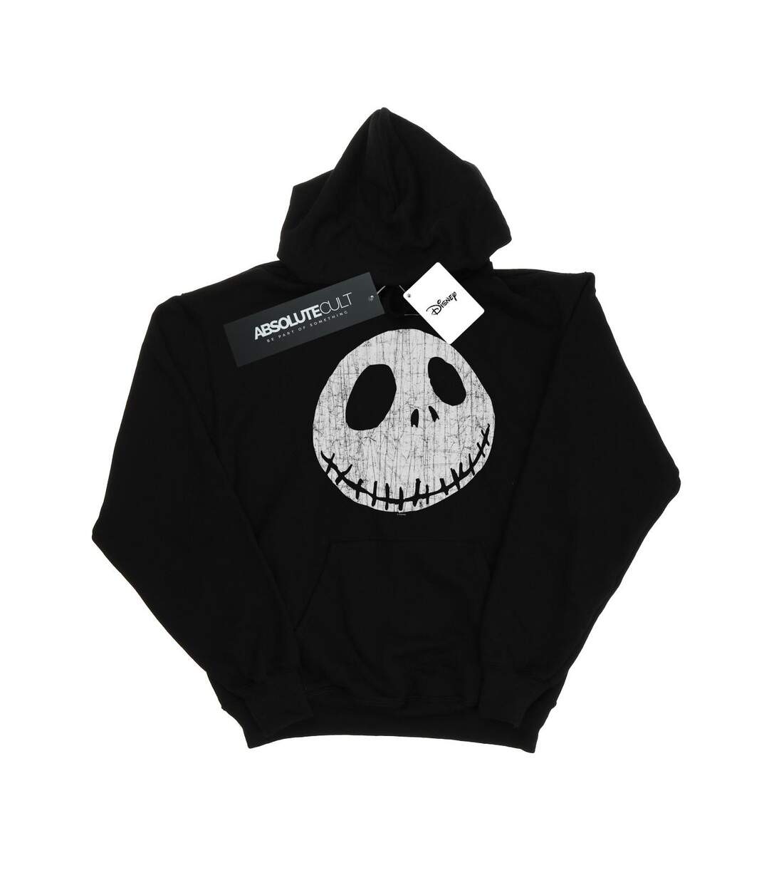 Disney Sweat à capuche à visages craquelés Nightmare Before Christmas Womens/Ladies (Noir) - UTBI4096-1