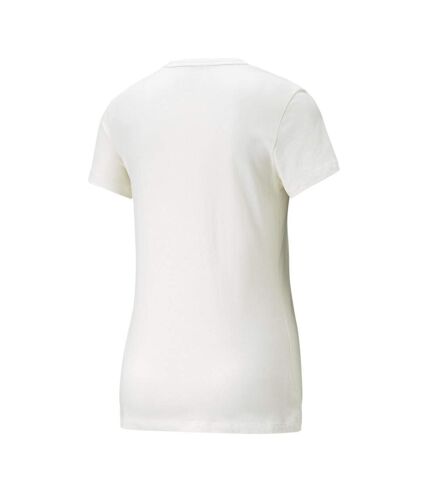 T-shirt Écru Femme Puma Ess+ Embroid - XS