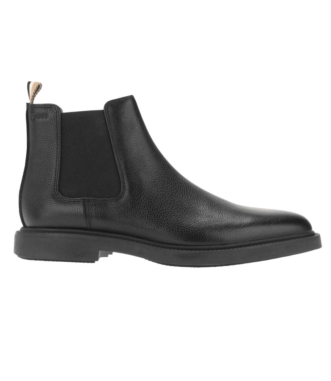 Bottines Chelsea Larry Homme Noir Boss-4
