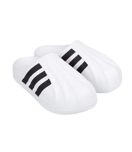 Womens/ladies Adifom Superstar Mules White Black Adidas