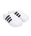 Womens/ladies Adifom Superstar Mules White Black Adidas-4