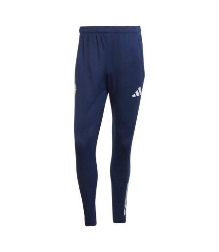 Mens 25/26 Adidas Tapered Tracksuit Bottoms Blue Arsenal