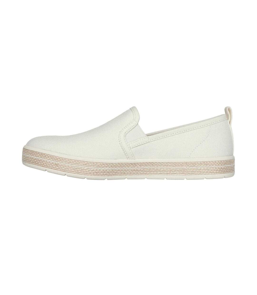 Espadrilles Flexpadrill Femme Blanc Cassé Skechers-2