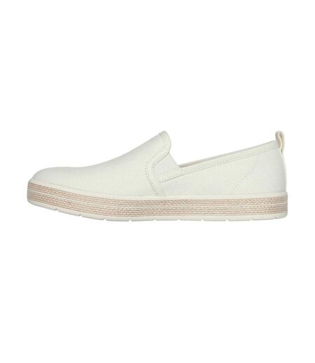 Espadrilles Flexpadrill Femme Blanc Cassé Skechers