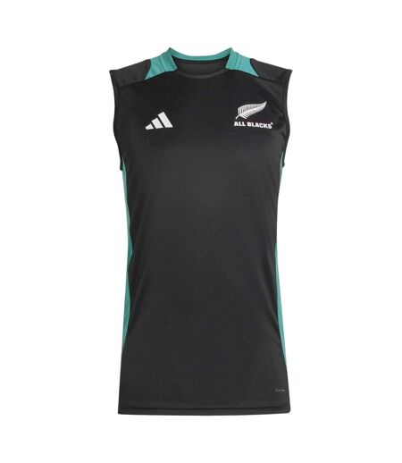 Mens All Blacks Vest Top Black Teal Adidas