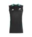Mens All Blacks Vest Top Black Teal Adidas-2