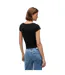T-shirt Motif/style Logo Brodé Femme Noir Tommy Jeans-3