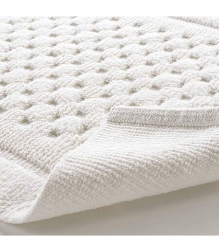 Tapis de Bain Jacquard Damaris 50x80cm Blanc