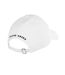 Womens/ladies diamante logo baseball cap white Island Green