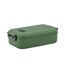 Indus polypropylene 800ml lunch box one size dark green MidOcean-1