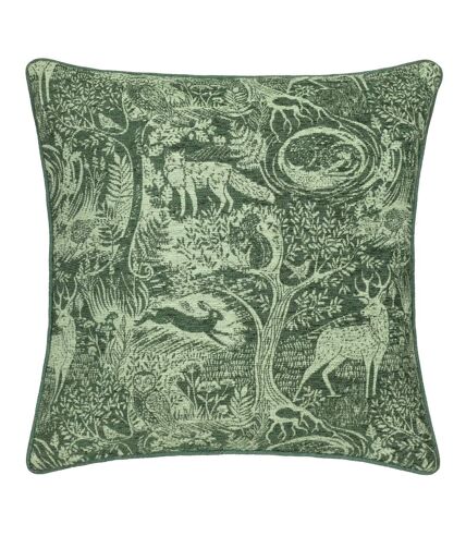 Housse de coussin winter woods 50 cm x 50 cm émeraude Furn Furn