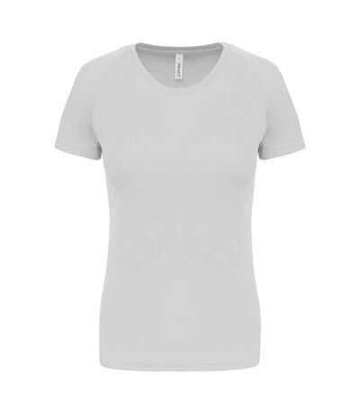 Womens/ladies Performance T-shirt White Proact