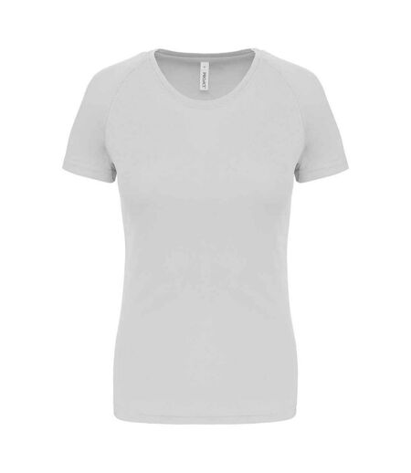 Womens/ladies Performance T-shirt White Proact