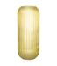 Vase Design en Verre Droit 36cm Jaune-1