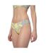 Maillot De Bain 2 Pièces F025 Femme Gris Jaune 4F-3