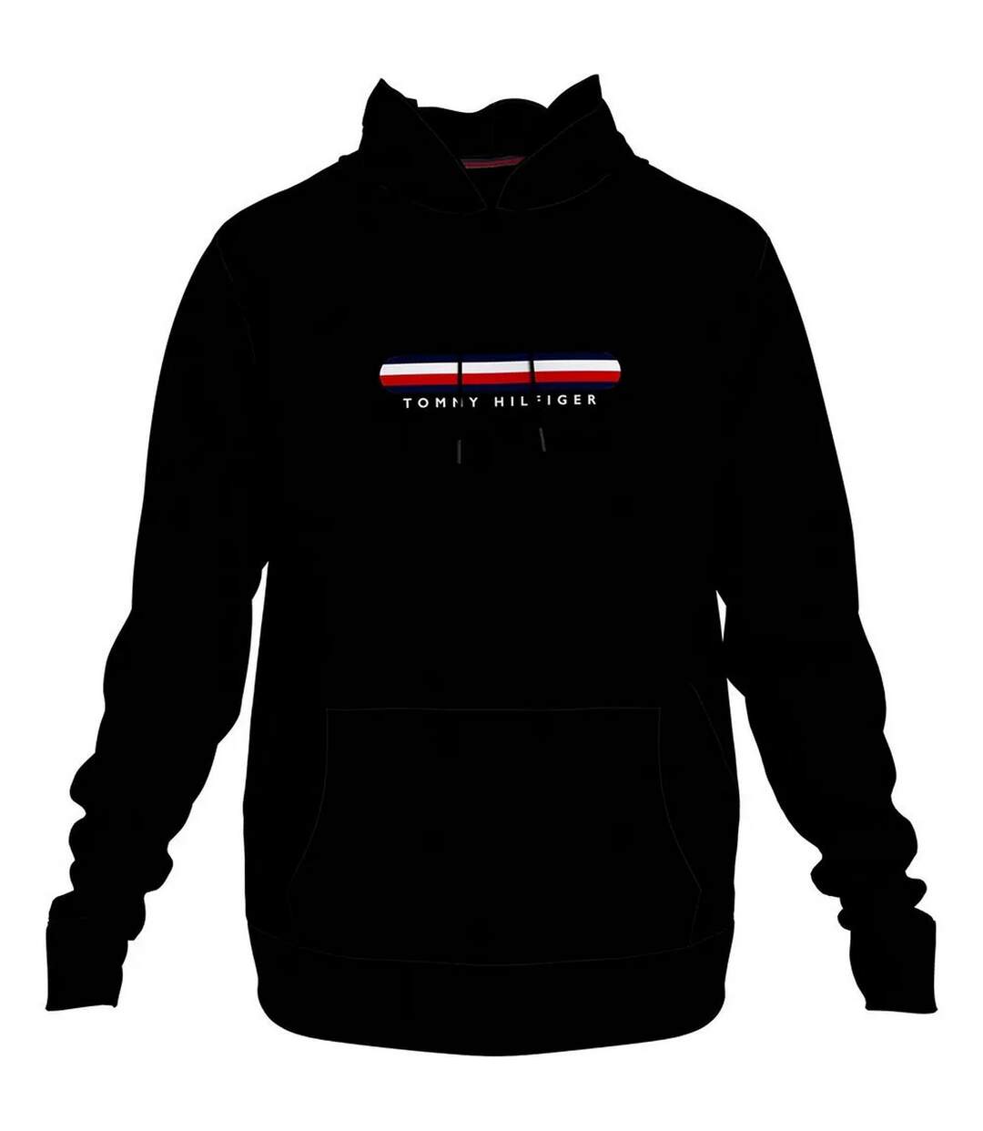 Sweat À Capuche Style Logo Lounge Homme Noir Tommy Hilfiger-2