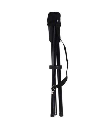 Tabouret de Camping Pliable 45cm Noir