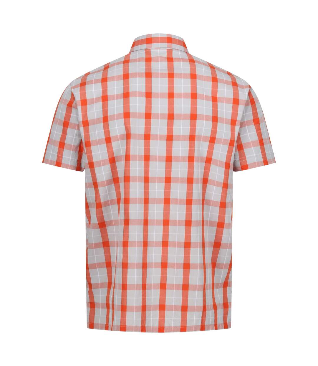 Chemise denmoor homme gris argenté / rouge orangé Regatta