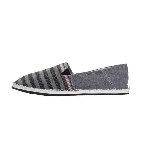 Espadrilles Motif/style Rayé Homme Bleu Marine Gris Tommy Hilfiger