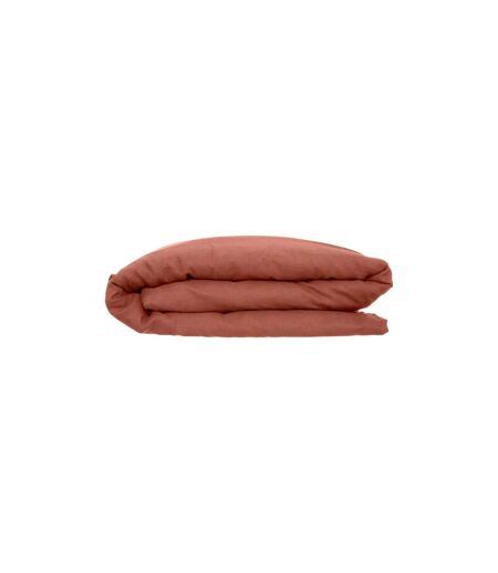 Housse de Couette Lin Adorable 240x220cm Terracotta