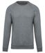 Sweat shirt coton bio - Homme - K480 - gris clair chiné