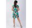 Robe courte col tunisien  ERIKA coupe droite flatteuse Coton Du Monde-4