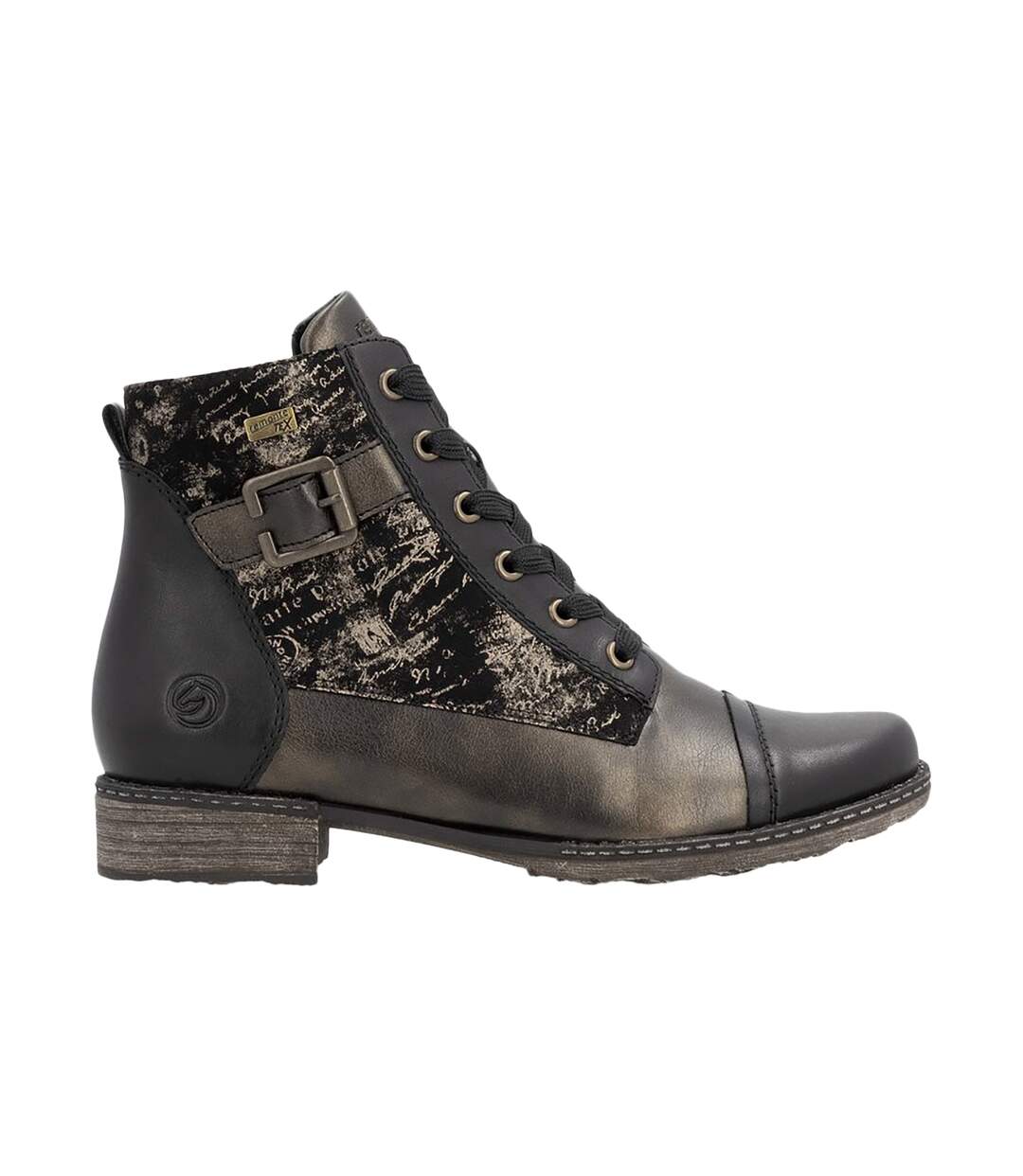Bottines à Lacets et Zip Remonte Odeon-2