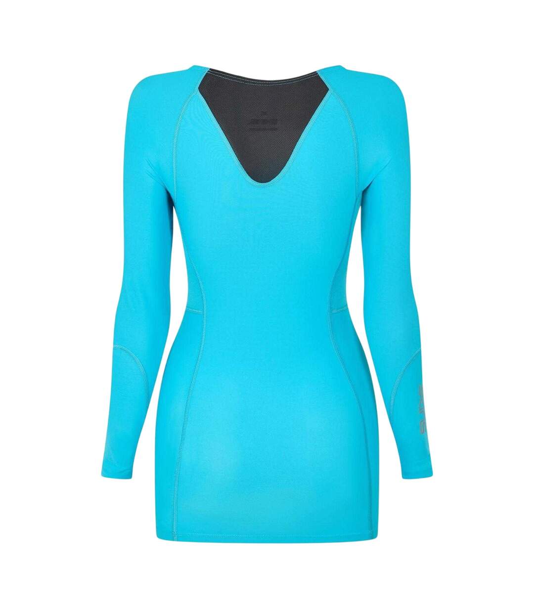 Womens/ladies Series-3 Base Layer Top Blue Skins-3