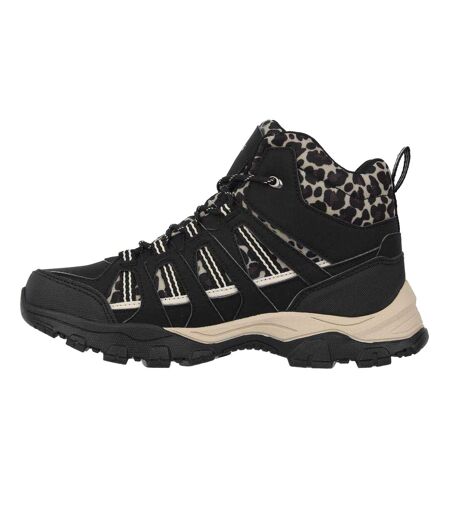 Womens/ladies Leopard Print Waterproof Walking Boots Leopard Gelert