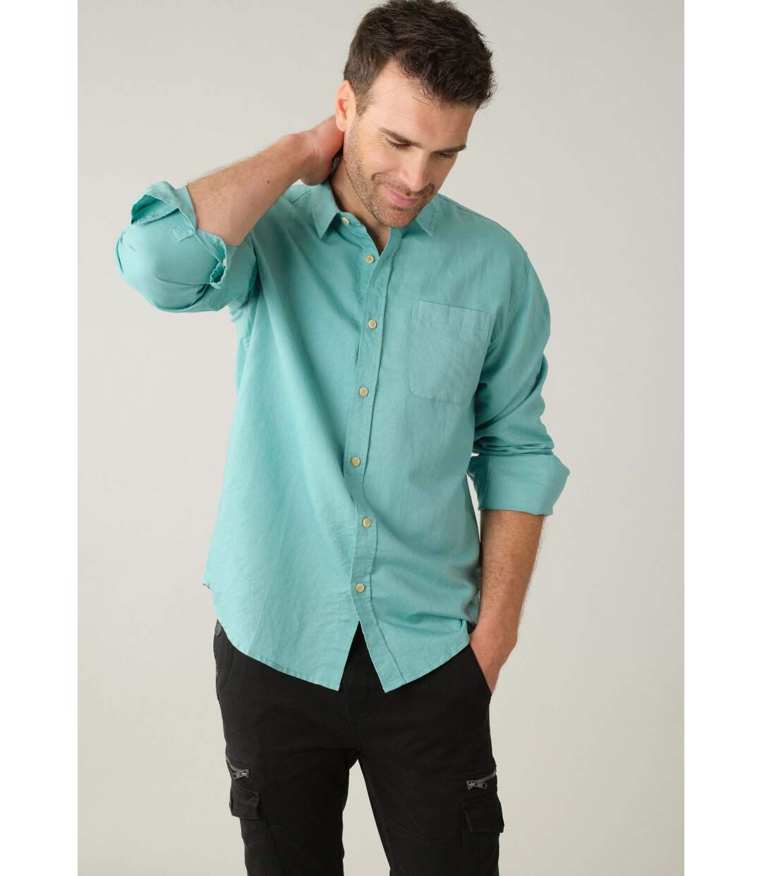 Chemise homme en lin SOLE