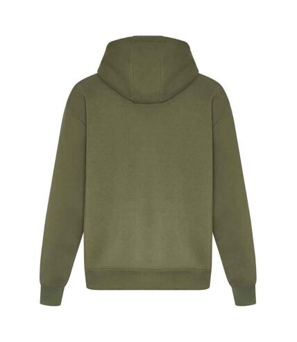 Mens signature heavyweight hoodie earthy green Awdis