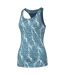 Womens/ladies Put Eyes On Me Vest Top Blue Puma-1