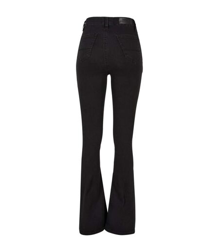 Jean Femme Noir Délavé À La Pierre Ponce Urban Classics
