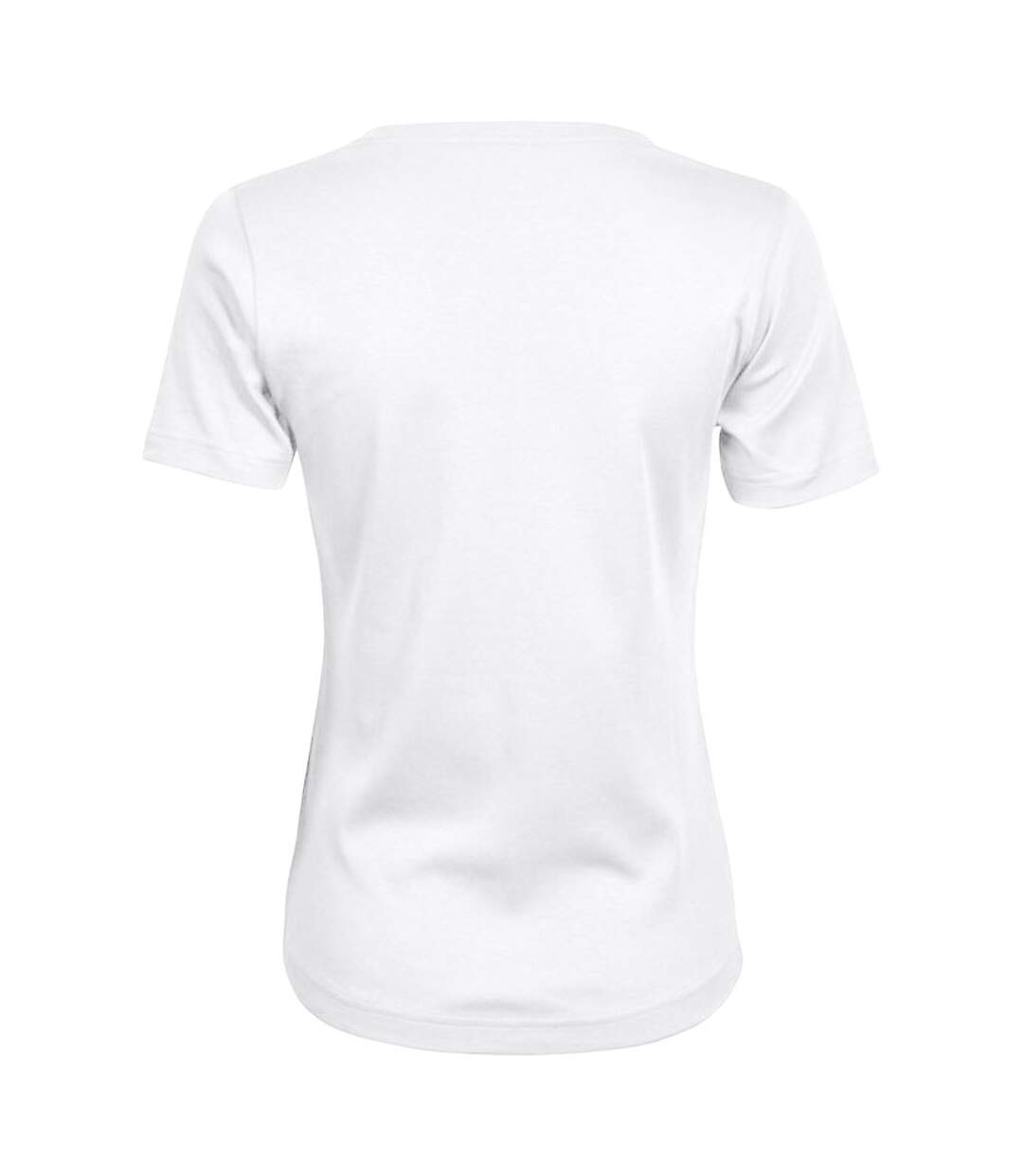 T-shirt À Manches Courtes 100% Coton Femme Blanc Tee Jays-2