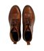 Mens Focus Leather Block Heel Boots Tan Firetrap-4