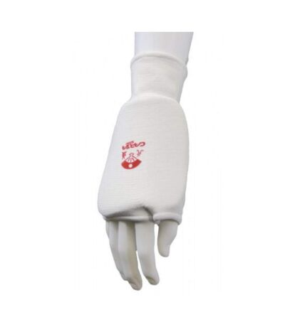 Carta Sport Protections de poings unisexes pour adultes de karaté (Blanc/Rouge) - UTCS1150