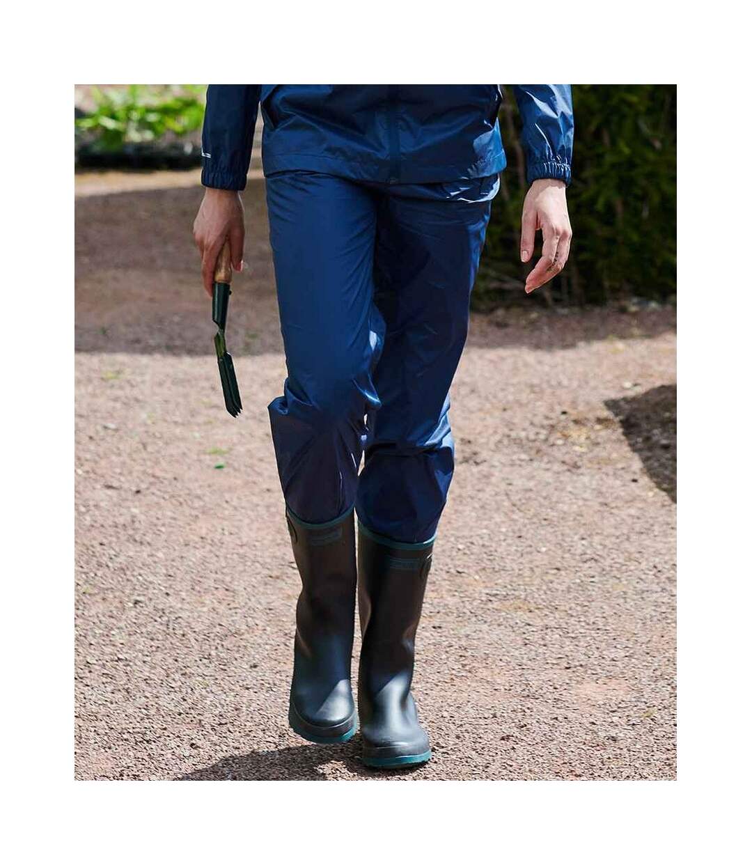 Pantalon de pluie pro femme bleu marine Regatta