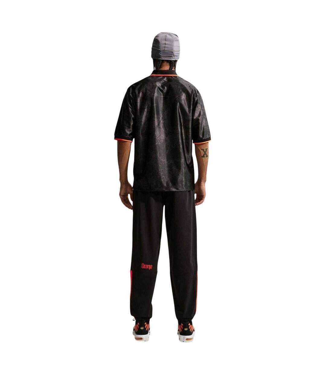 Maillot De Foot Manches Courtes Motif/style Pays-bas Homme Noir Rouge Nike-2