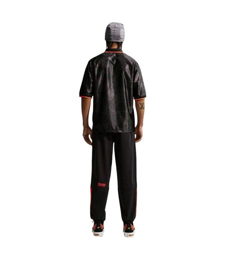 Maillot De Foot Manches Courtes Motif/style Pays-bas Homme Noir Rouge Nike