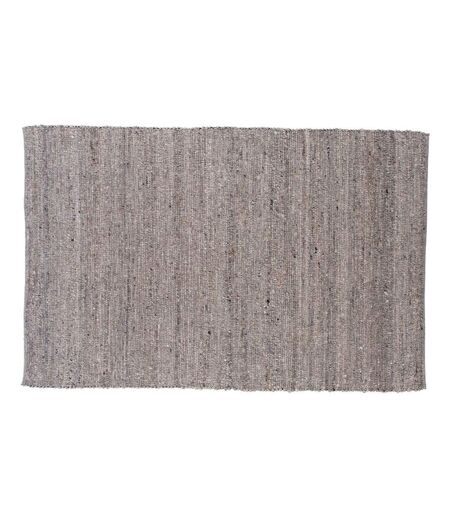 Tapis Déco en Laine Loump 200x300cm Gris & Beige