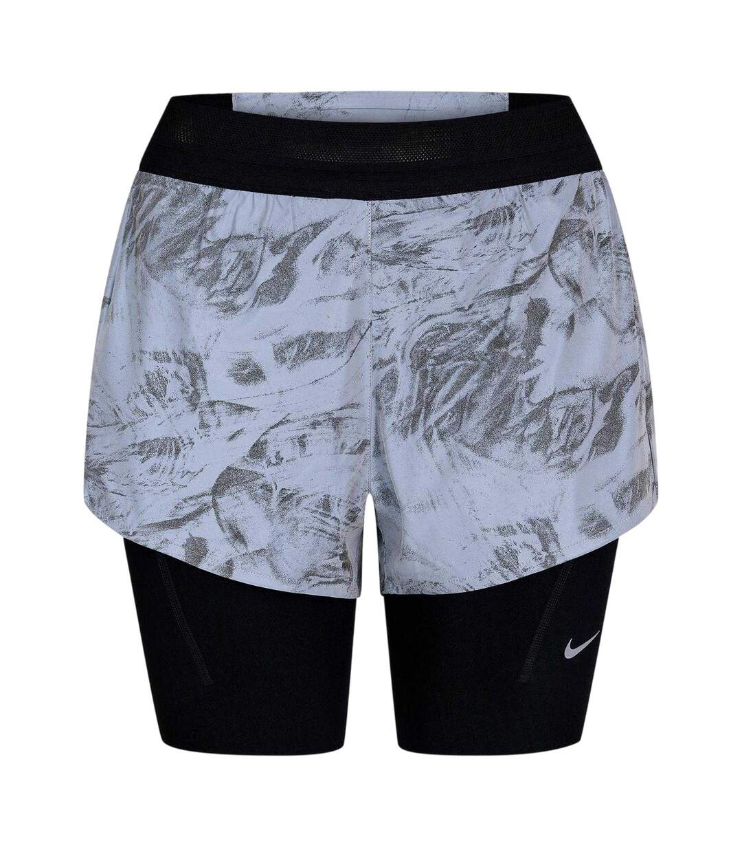 Short De Course Motif/style 2-en-1 Swift Femme Noir Nike-2