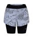 Short De Course Motif/style 2-en-1 Swift Femme Noir Nike-2
